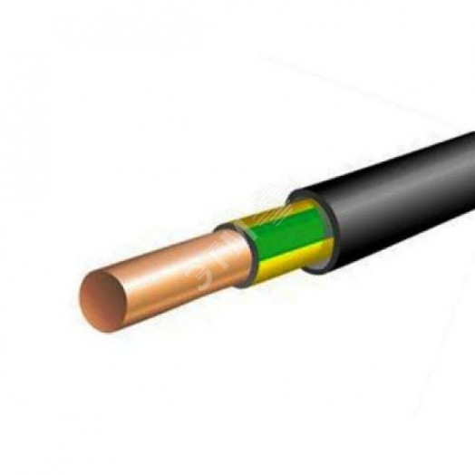 Кабель силовой ППГнг(А)-HF 1х6(PE)ж/з-0,66 ТРТС