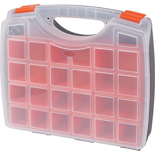 Ящик для крепежа (органайзер), съемные ячейки 13'' (325х280х60 мм)