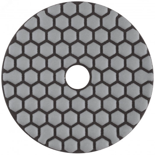 Круг алмазный гибкий шлифовальный АГШК (липучка), сухое шлифование, 100 мм, Р 200