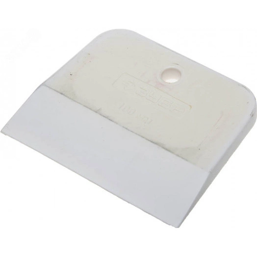 Шпатель ''Мастер'' резиновый, белый, 1шт, 100мм