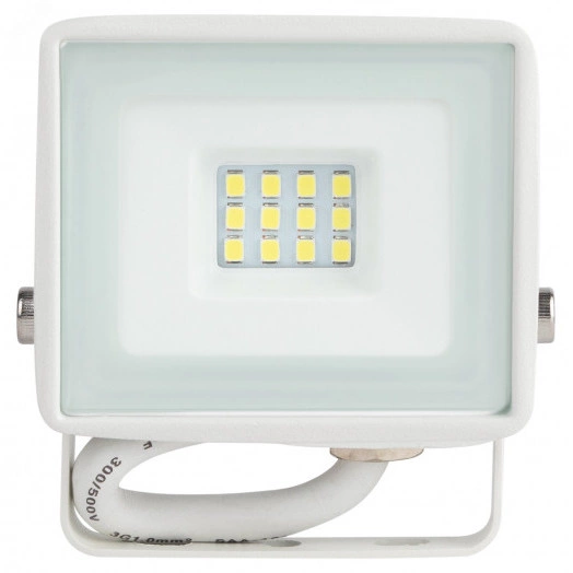 Прожектор светодиодный уличный LPR-023-W-65K-010 10Вт 6500K 800Лм IP65 белый ЭРА