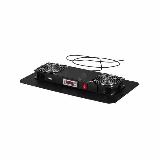 Блок вент TLK для настенных шкафов серии TWC без шнура питания черный