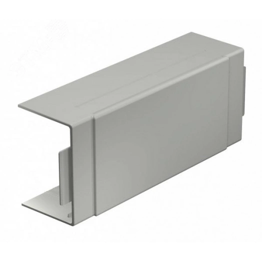 Крышка T-образной секции кабельного канала WDK 60x90 мм (ПВХ, серый)