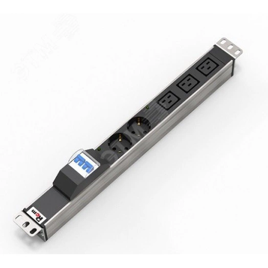 Блок розеток Rem-32 автомат индикатор 2 Sсhuko 3 IEC 60320 C19 32A 19' колодка