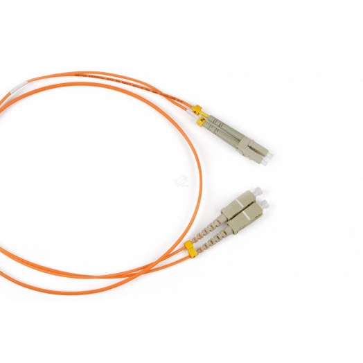 Патч-корд волоконно-оптический (шнур) MM 62.5/125 LC-SC duple* LSZH 1 м