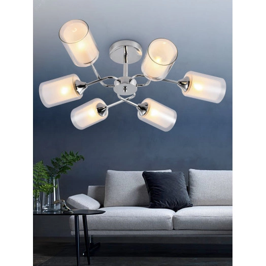 Люстра  Rivoli Henrike 9070-306 6 x E27 60 Вт модерн