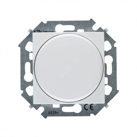 Simon15 Регулятор напр повор для светод рег ламп  230В, 5-215Вт, винт зажим, бел