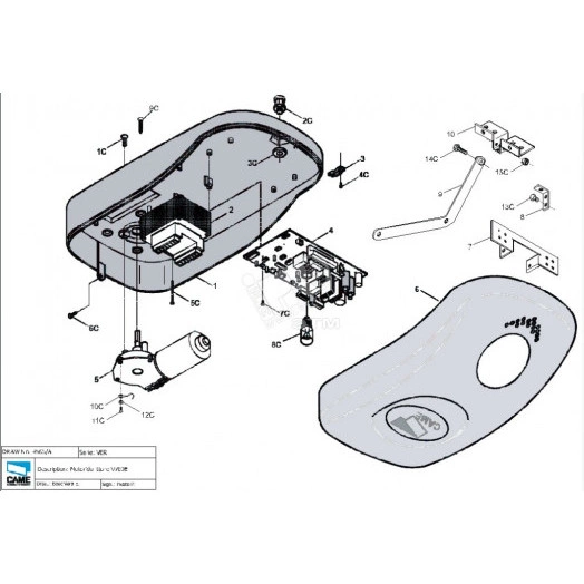 Ведущая шестерня V700E (арт. 119RIE161)