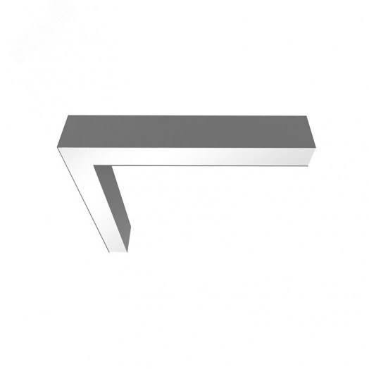 Светильник светодиодный ДСО-32Вт IP40 2800Лм 3000К X-Line металлик L-соединитель