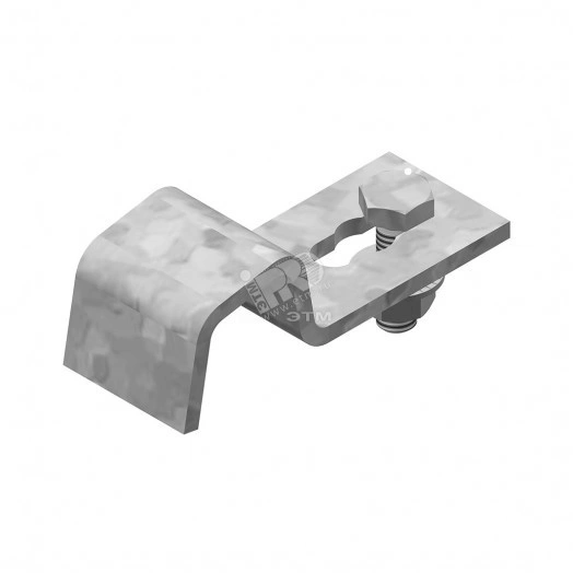 Прижим лотковый, высота - 20 мм, ширина - 40 мм, кратность - 1шт, SZ - Оцинкованная сталь (методом Sendzimir)