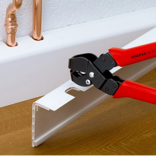 Ножницы просечные для пластмассовых коробов диапазон: 16 х 32 мм L-250 мм KN-906116