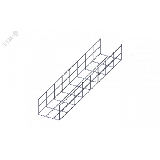 Лоток проволочный прямой усиленный диаметр проволоки 5 мм  ППУ5.150.105.3000.10.0