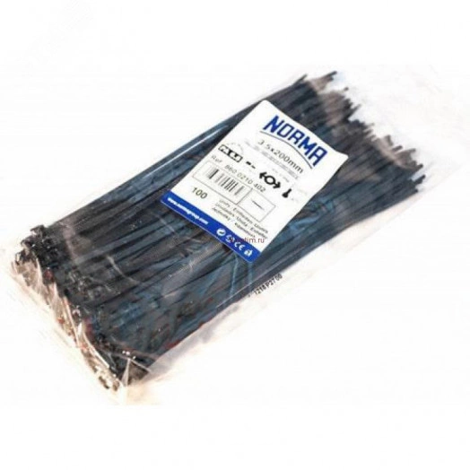 Стяжка кабельная NORMA 2,5x100 бесцв.