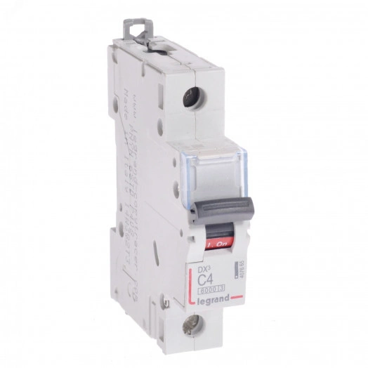 Выключатель автоматический однополюсный 4А С DX3 6kA/10kA