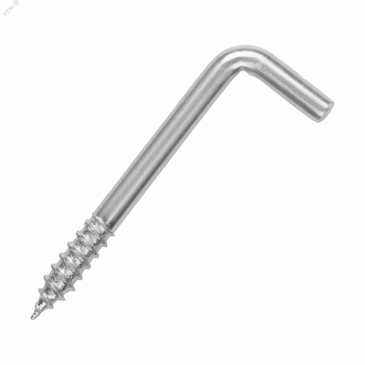 Крюк-шуруп L-образный 12х120  оцинкованный (1 шт.)