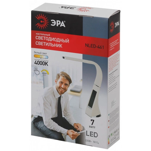 NLED-461-7W-BG Светильники настольные ЭРА NLED-461-7W-BG бежевый наст.светильник