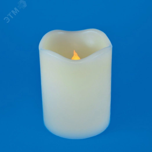 Фигура светодиодная Свеча на батарейках 2ААА (не в/к) ULD-F061 WARM WHITE CANDLE 1 светодиод Теплый белый свет