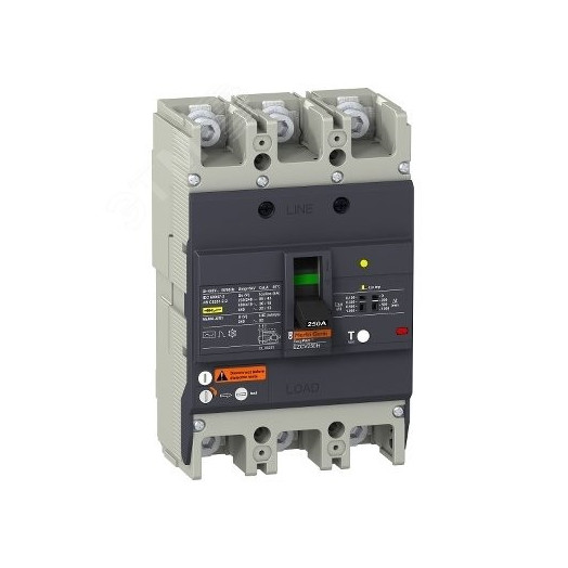 Выключатель автоматический дифференциальный АВДТ 36 KA/415 В 3П/3Т 100 A