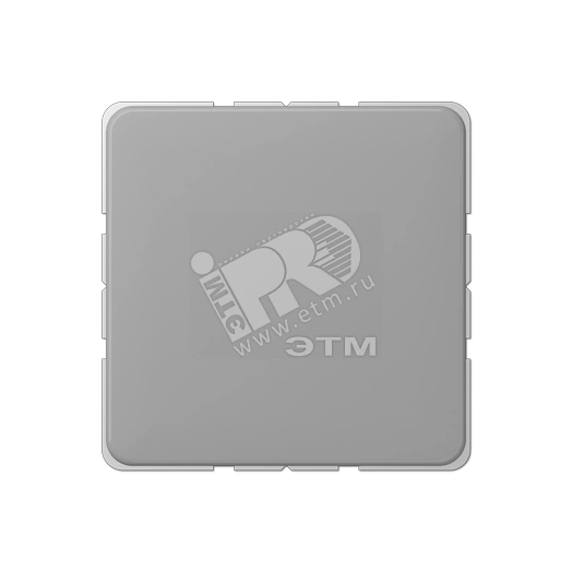 Крышка без отверстий с несущим каркасом для произвольных вырезов  серая