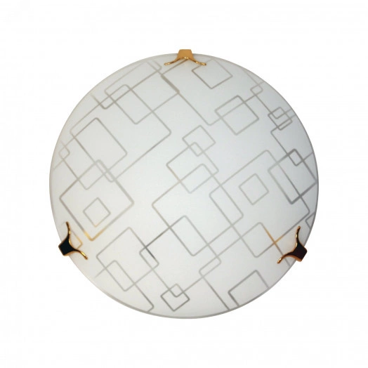 Светильник НПБ 01-2х60-139 М16 Оазис 300 мат.бел./клипсы золото ИУ