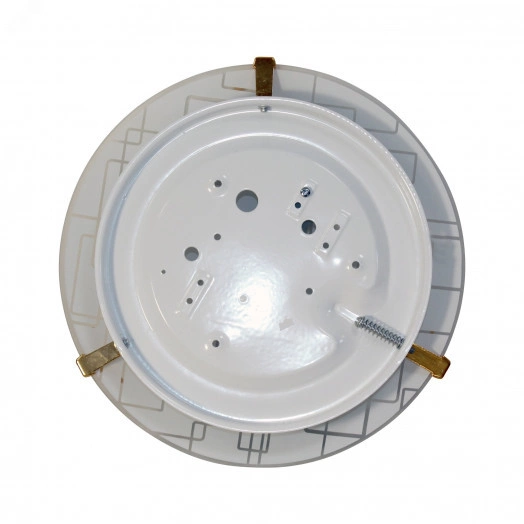 Светильник НПБ 01-2х60-139 М16 Оазис 300 мат.бел./клипсы золото ИУ