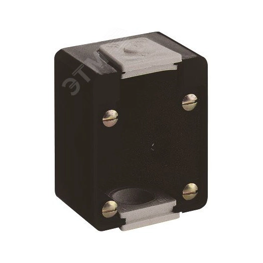 Адаптер для монтажа на поверхность или DIN-рейку  для 1461, термопласт, черный