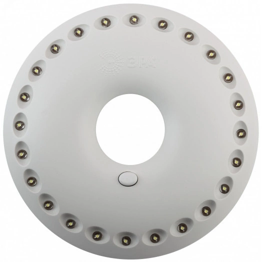 Фонарик светильник подвесной на батарейках 3хAA, подвес, карабин, магнитный в палатку, 24 LED K24 НЛО ЭРА