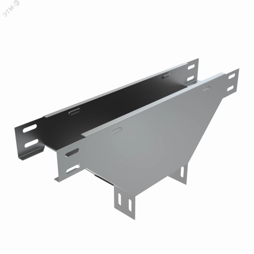 Т-ответвитель переходник 50х200-400 мм верт. c разворотом трассы на 90 гр. (нижняя часть больше исходной)