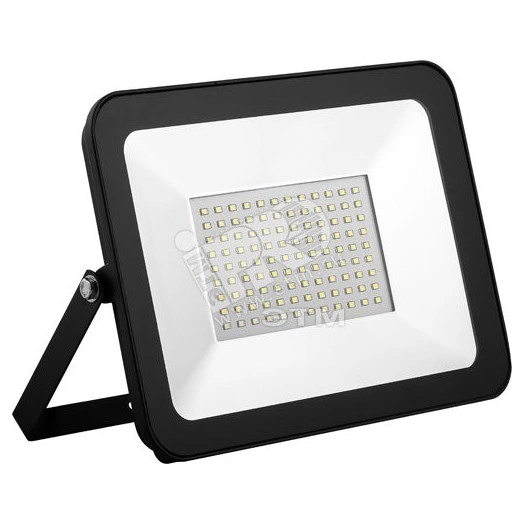 Прожектор светодиодный ДО-100w 6400К 9000Лм IP65 черный