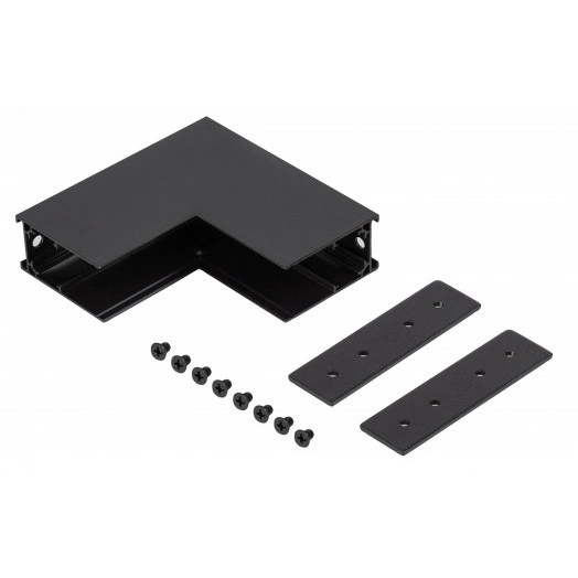 Коннектор TRM-S20-CI-B угловой внутренний для накладного магнитного шинопровода NOVA TRM-S20 черный ЭРА