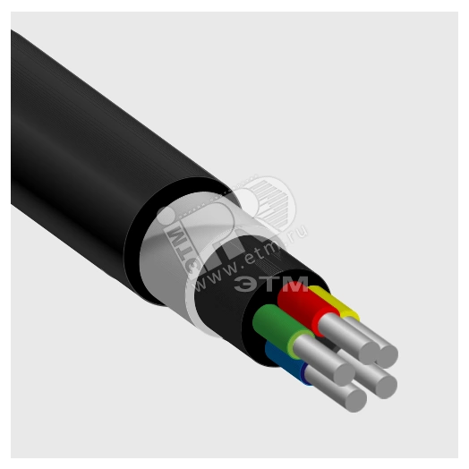 Кабель силовой АВБШв 5х35 ок(N.PE) -0.66 ТРТС