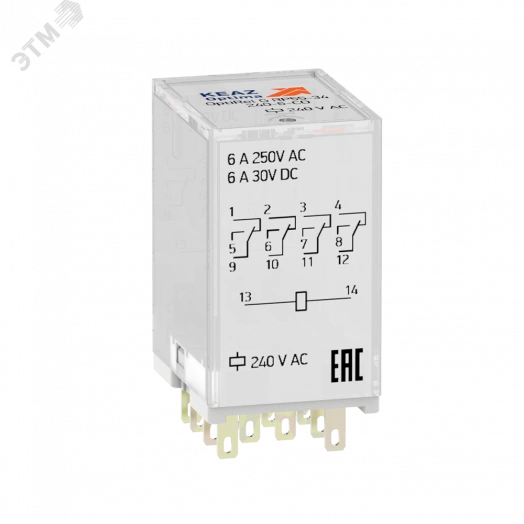 Реле промежуточное OptiRel G RP55-14-240-6-CO