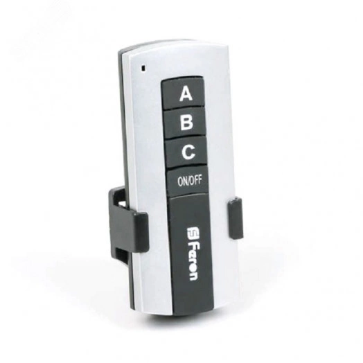 Выключатель для светильников 230V 1000W 3-х       канальный 30м с пультом управления, черное сереброTM76