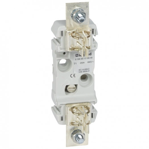 Цоколь для предохранителя 1П 250А размер 1