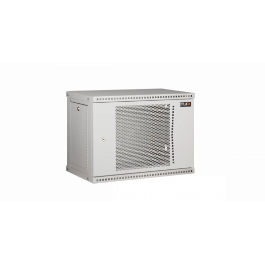 Шкаф наст. разбор TLK 19д 12U перфорированная дверь Ш600хВ569хГ600мм серый