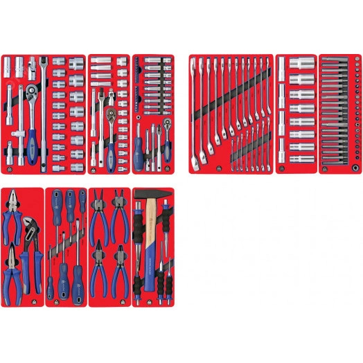 Набор инструментов 'СТАНДАРТ' для тележки 10 ложементов 186 предметов