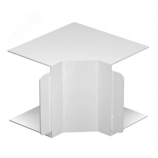 Крышка внутреннего угла кабельного канала WDK 100x130 мм (ПВХ, белый)