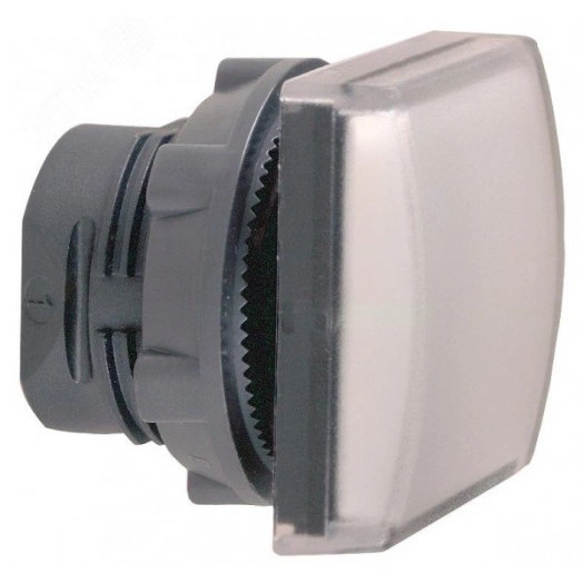 Головка сигнальной лампы 22мм квадратная