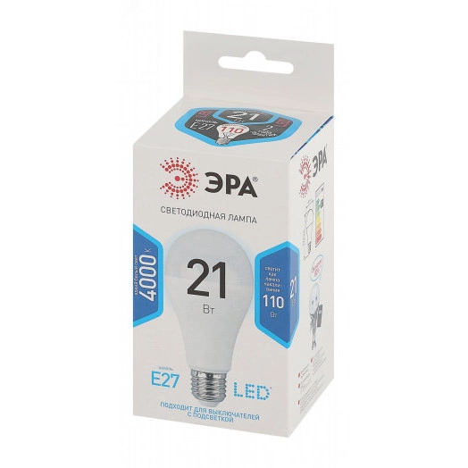 Лампа светодиодная LEDA65-21W-840-E27(диод,груша,21Вт,нейтр,E27)