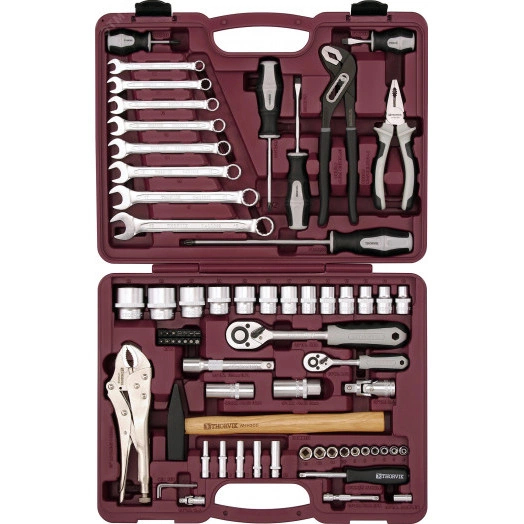 Набор инструмента универсальный 1/4'', 1/2''DR, 72 предмета