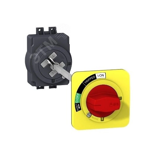 Рукоятка поворотная выносная EZ100 красно-желтая