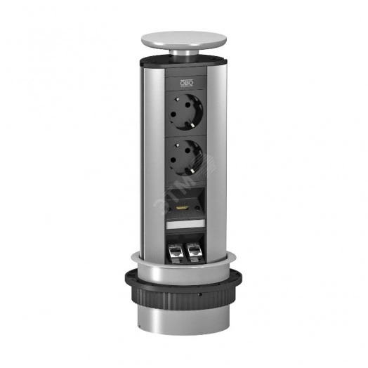 Настольный бокс вертикальный DBV (алюминий, серебристый)