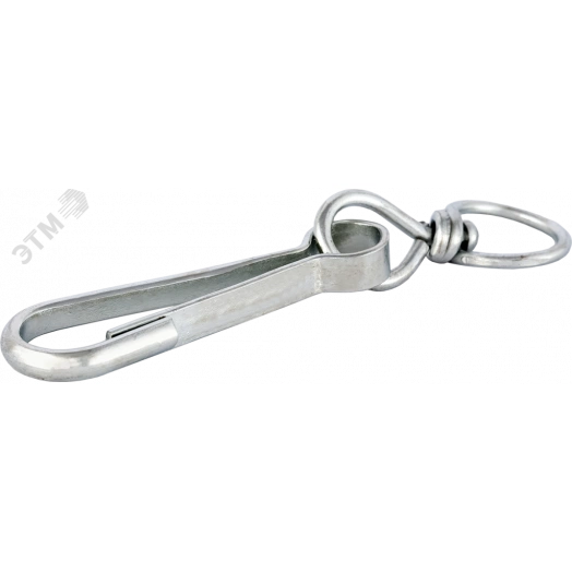 Карабин (Тип А) с вертлюгом 80мм