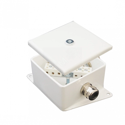 Коробка монтажная огнестойкая КМ-О (6к*60)-IP66-100х100 три ввода ACD