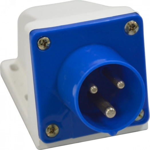 Вилка 513-16А-6h-220AC-2P+PE-IP44