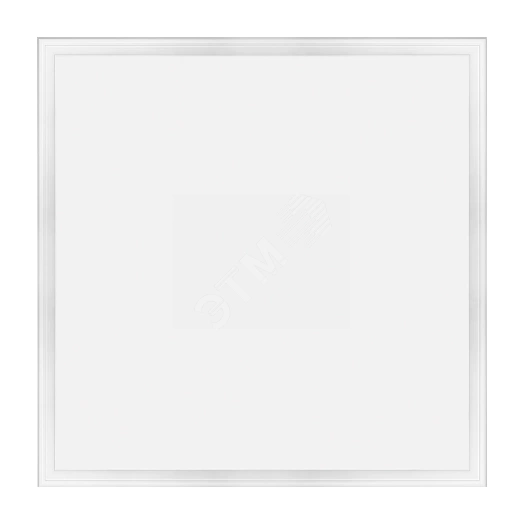 Светильник светодиодный ДВО-40w 595х595х7.5 6500K 3600Лм матовый белый (БЕЗ ДРАЙВЕРА!)