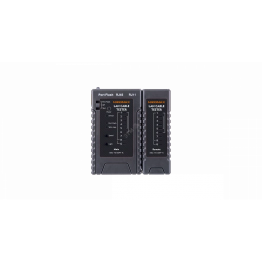 Тестер кабельный, RJ45, RJ12, RJ11, PortFlash