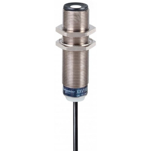 Датчик ультразвуковой металлический М18 50мм кабель 2м PNP 1НО