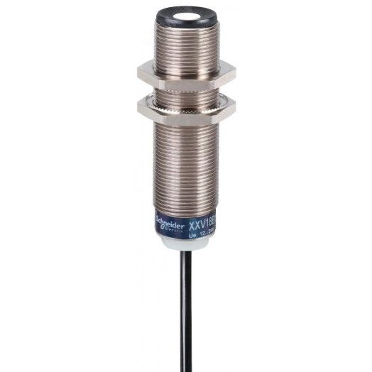 Датчик ультразвуковой металлический М18 50мм кабель 2м PNP 1НО