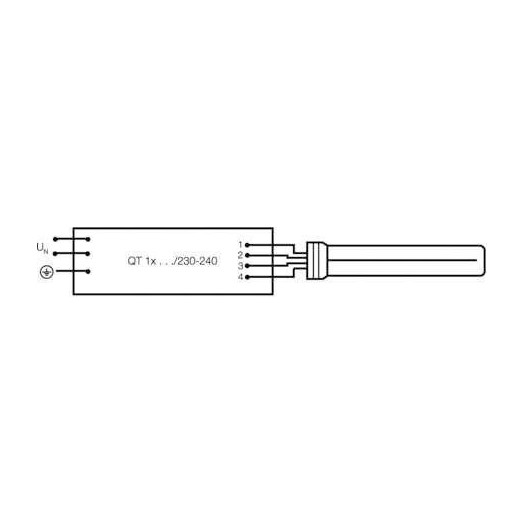 Лампа люминесцентная компакт. DULUX L 36W/840 2G11 OSRAM 4050300010786